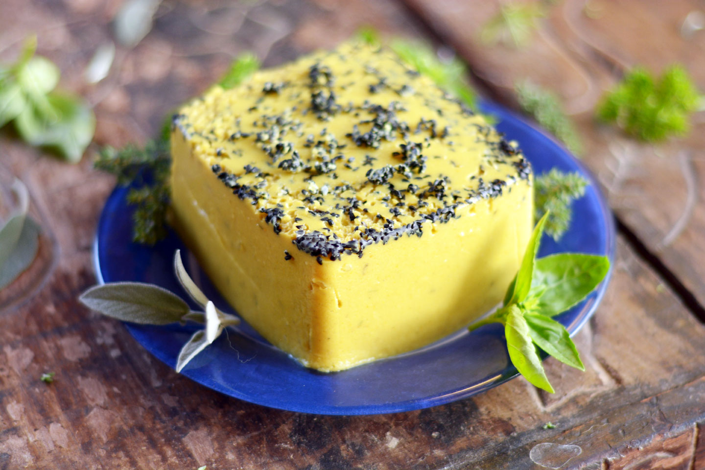 Vegan Cheese With Herbs